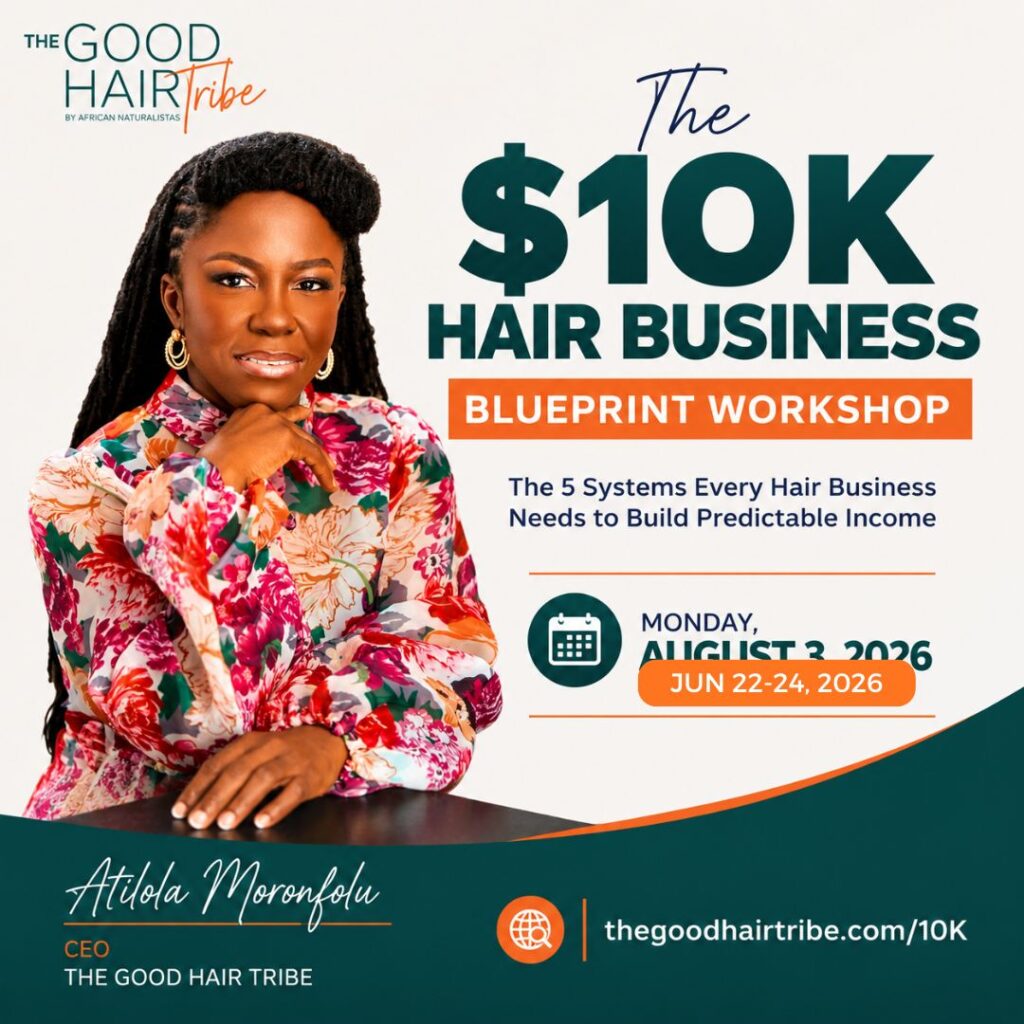 10K Workshop Flyer Square - The Good Hair Tribe